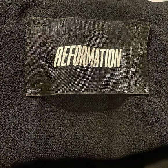 Reformation Angel Miranda Ruffle Chiffon Mini Dress - Picture 8 of 9